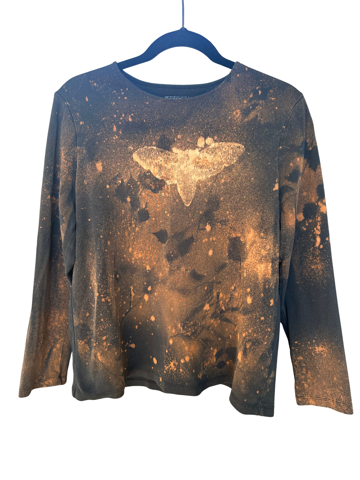women's large bleached longsleeve