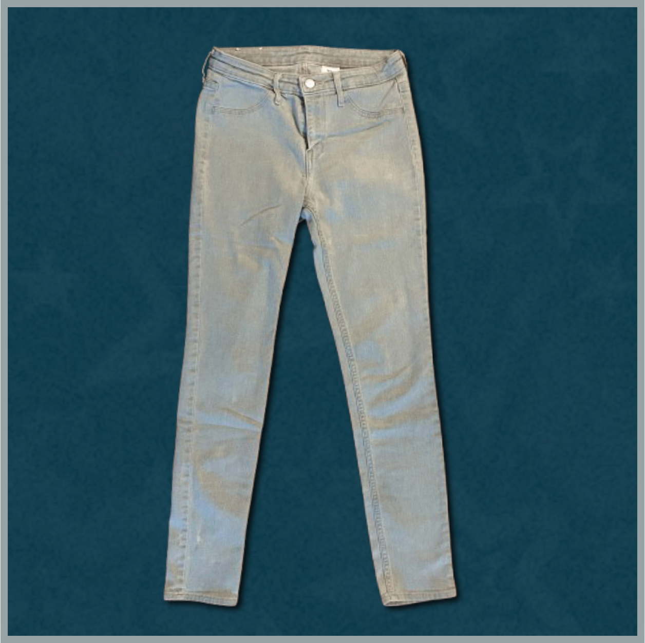 light wash jean "skinny ankle" jeans