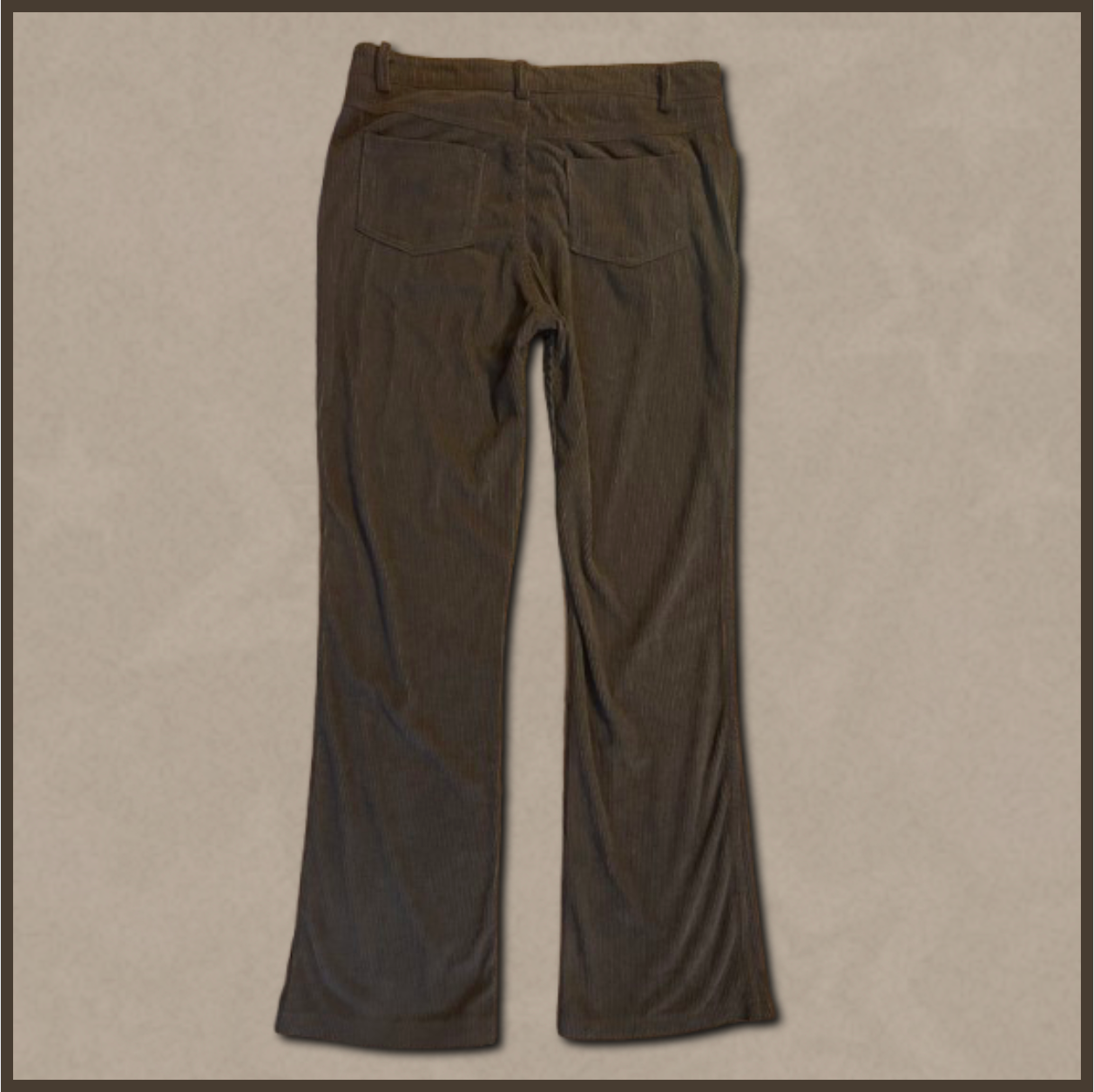 dark brown corduroy pants