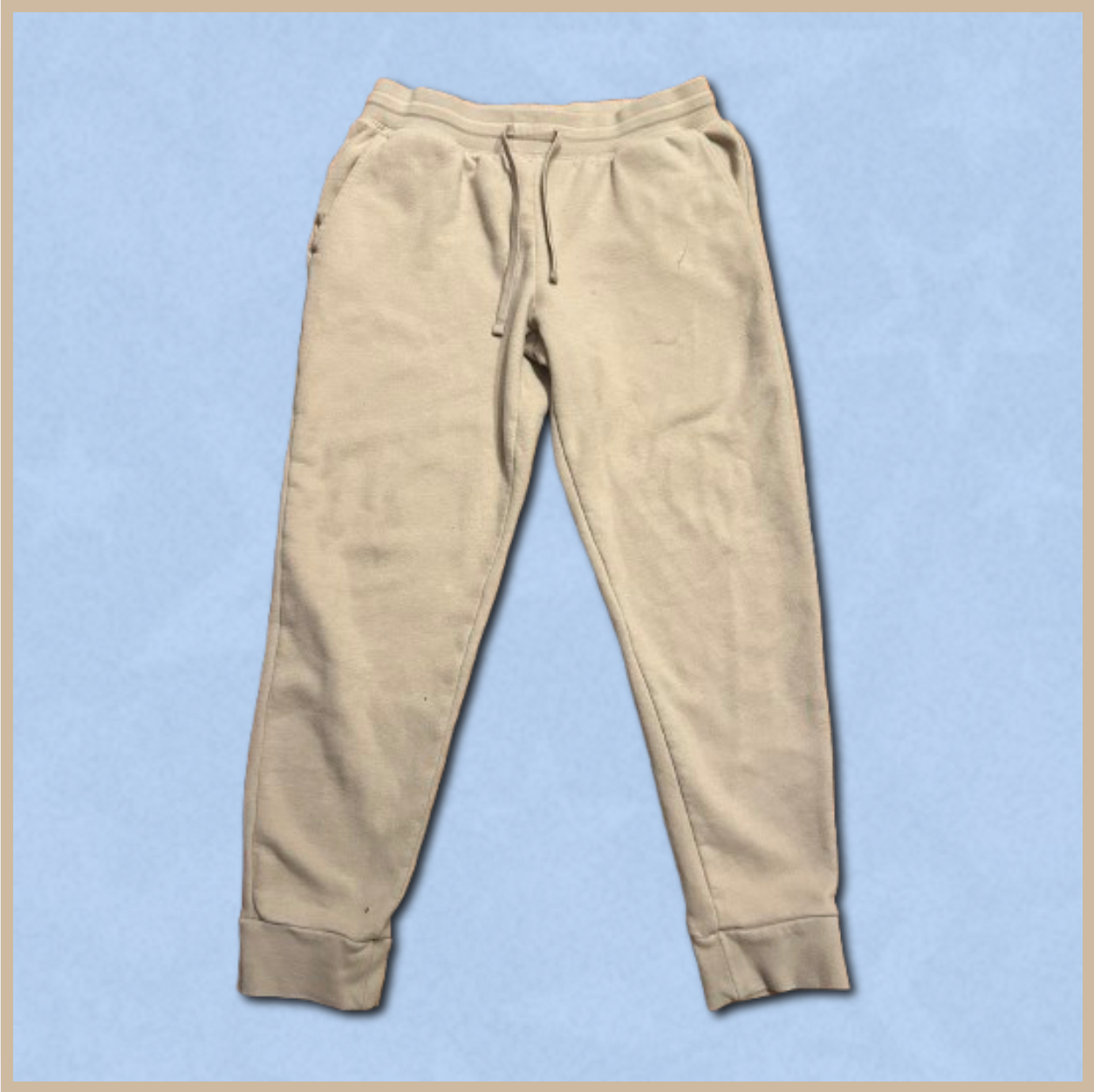 lighter beige joggers