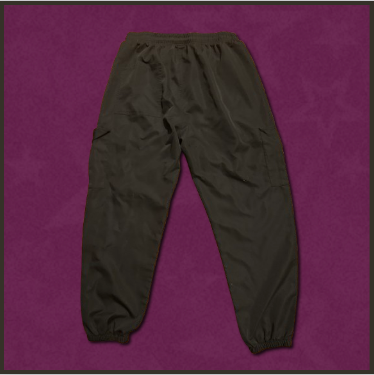black unisex "nasa" joggers