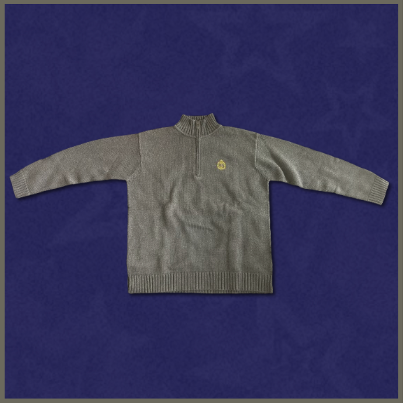 dark gray ralph lauren sweater