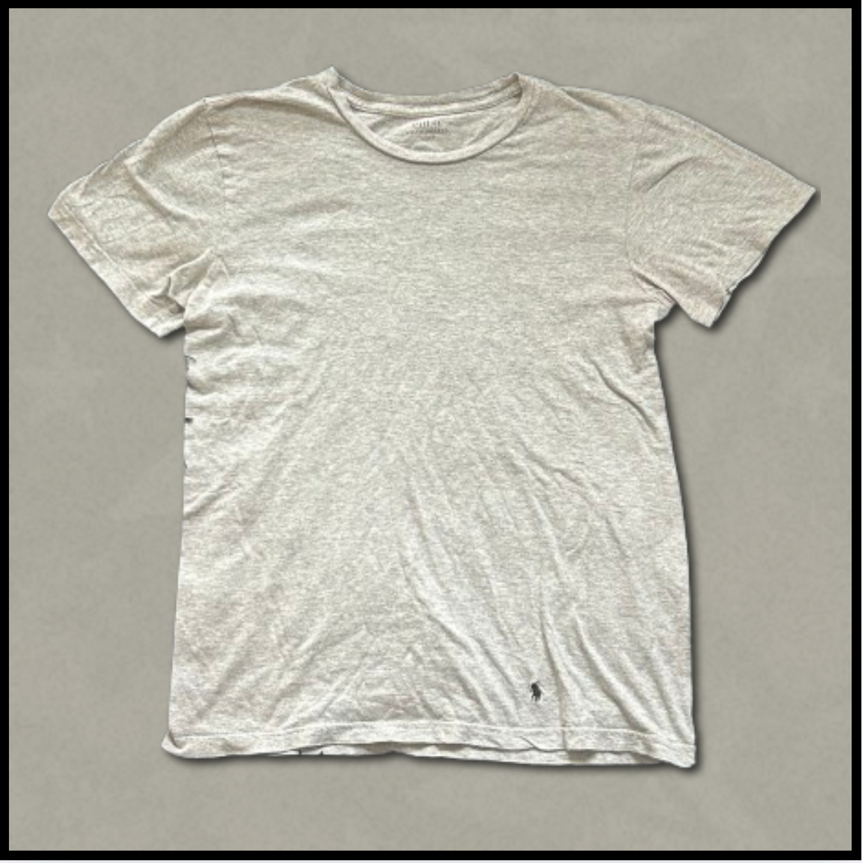 gray ralph lauren tee shirt