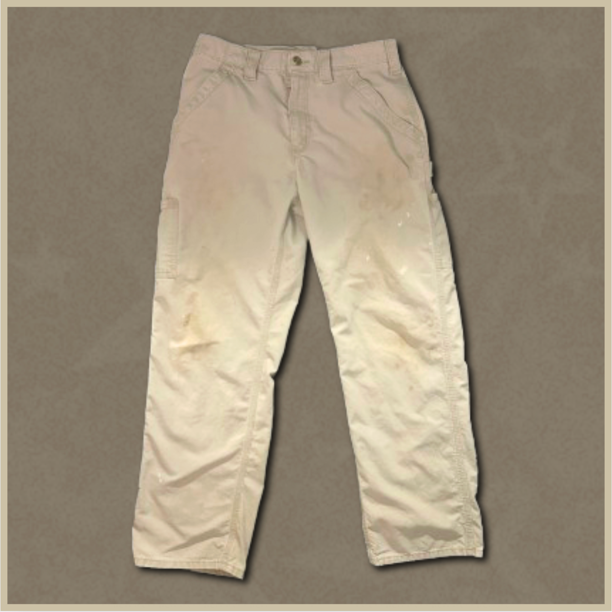 pale beige cargo pants