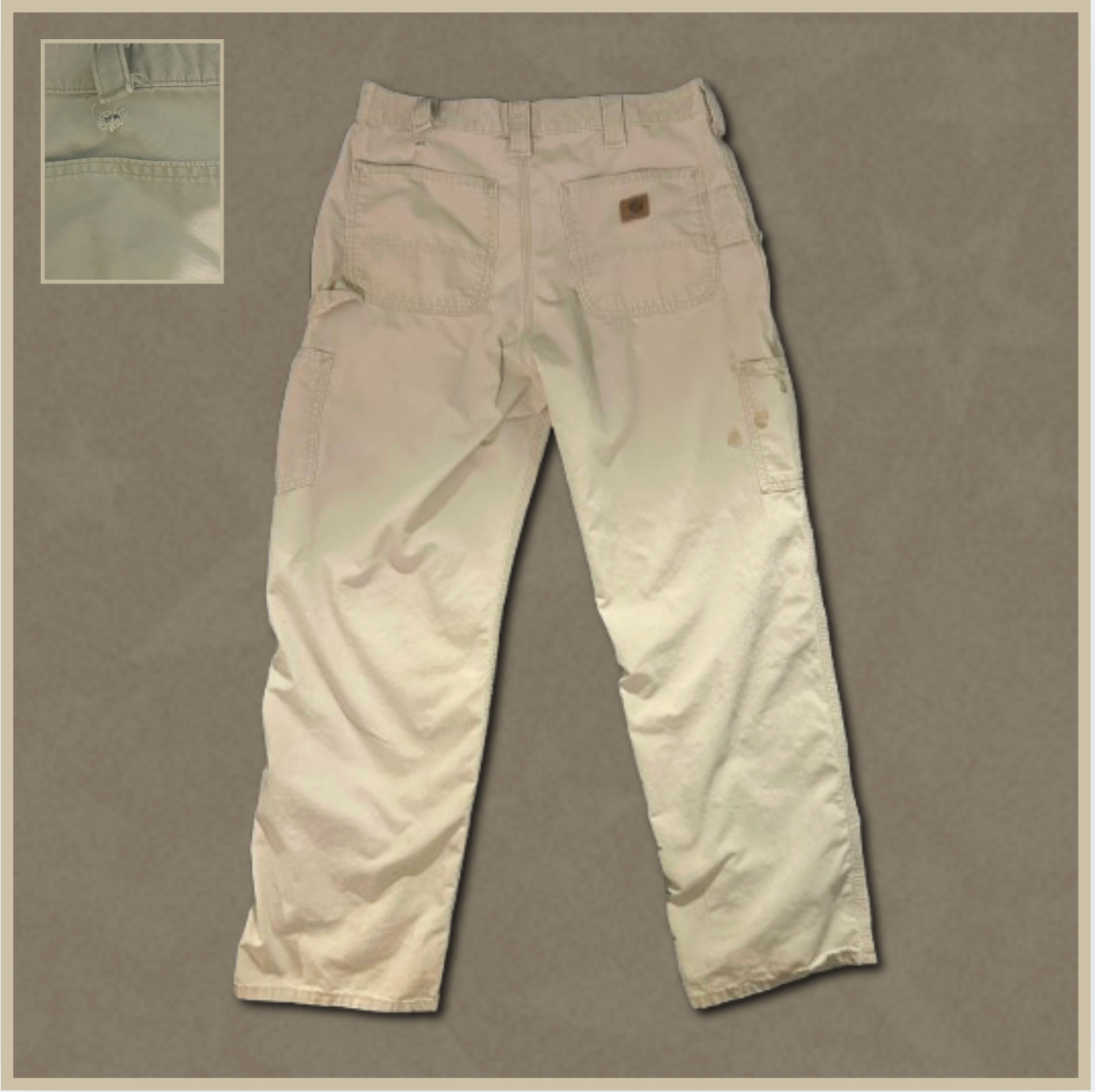 pale beige cargo pants