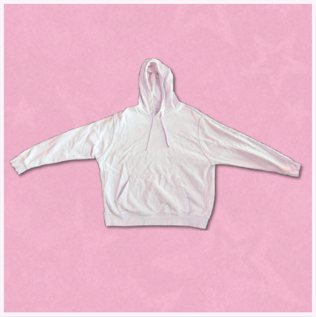 light pink nike hoodie