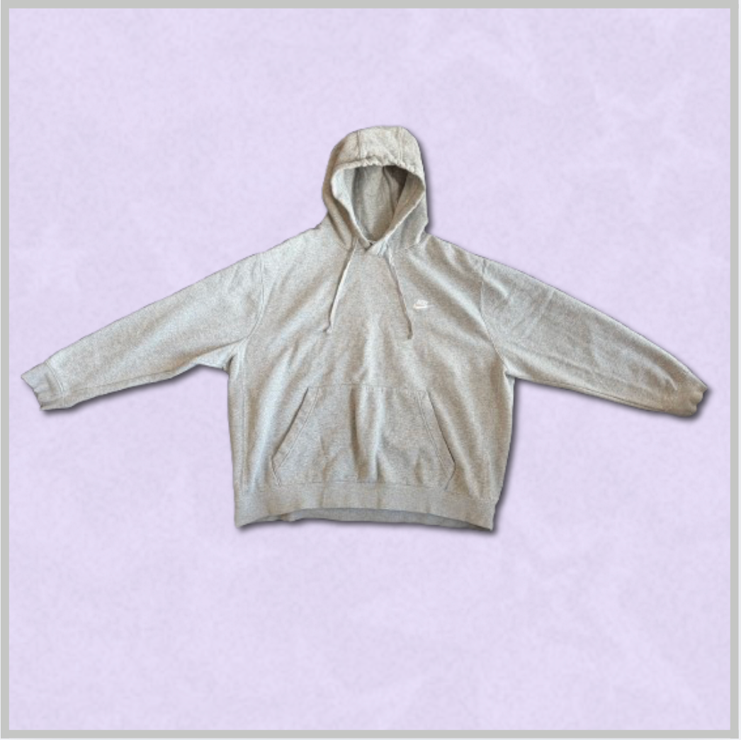 gray nike hoodie