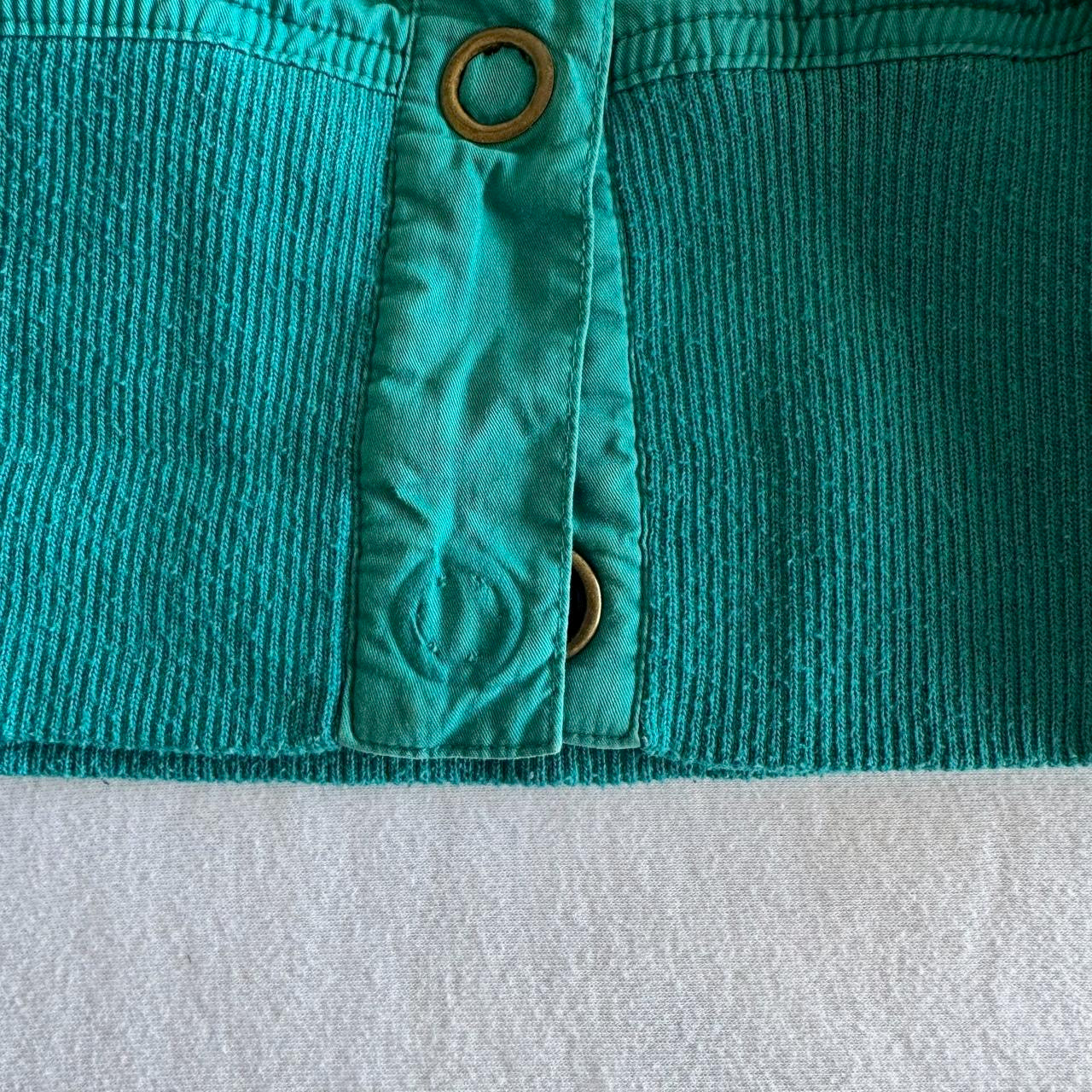 Teal Button Up Militia Style Jacket