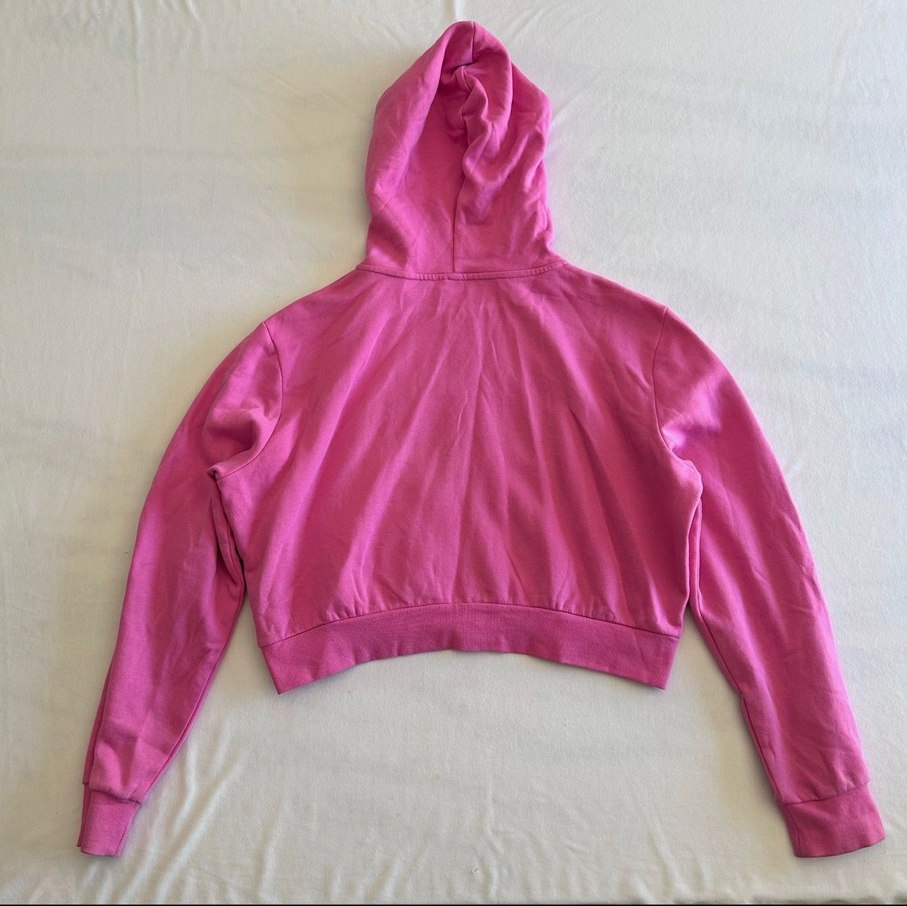 Pink Vampire Crop Hoodie
