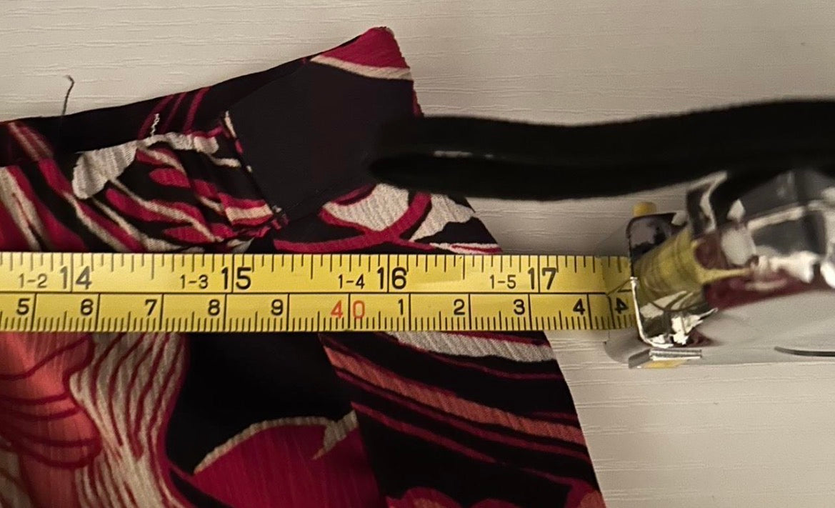 Y2K Repaired Whimsical Patterned Skirt- Size L