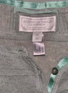 Vintage American Eagle Mint Henley