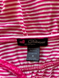 CANCER COLLECTION Stipped Babydoll Top