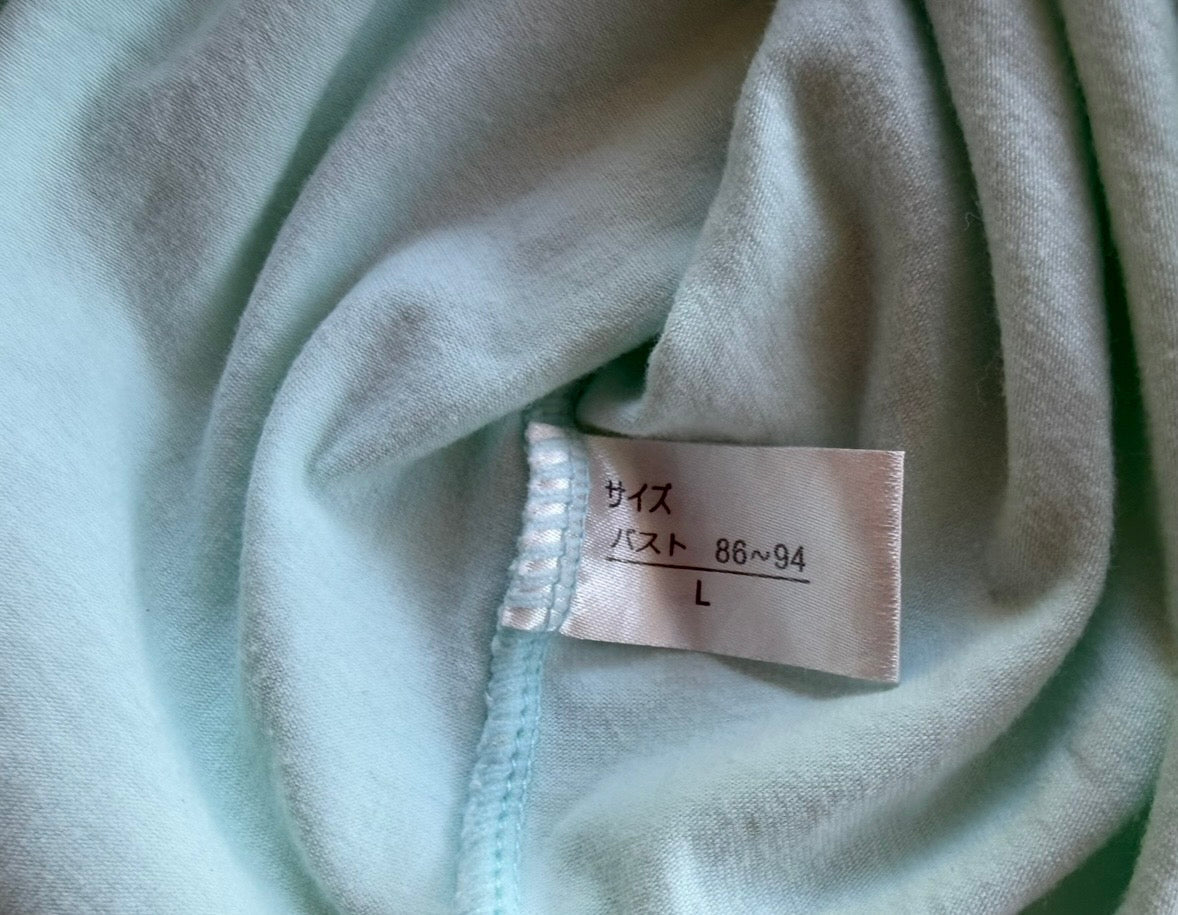 CANCER COLLECTION Light Blue Babydoll Top