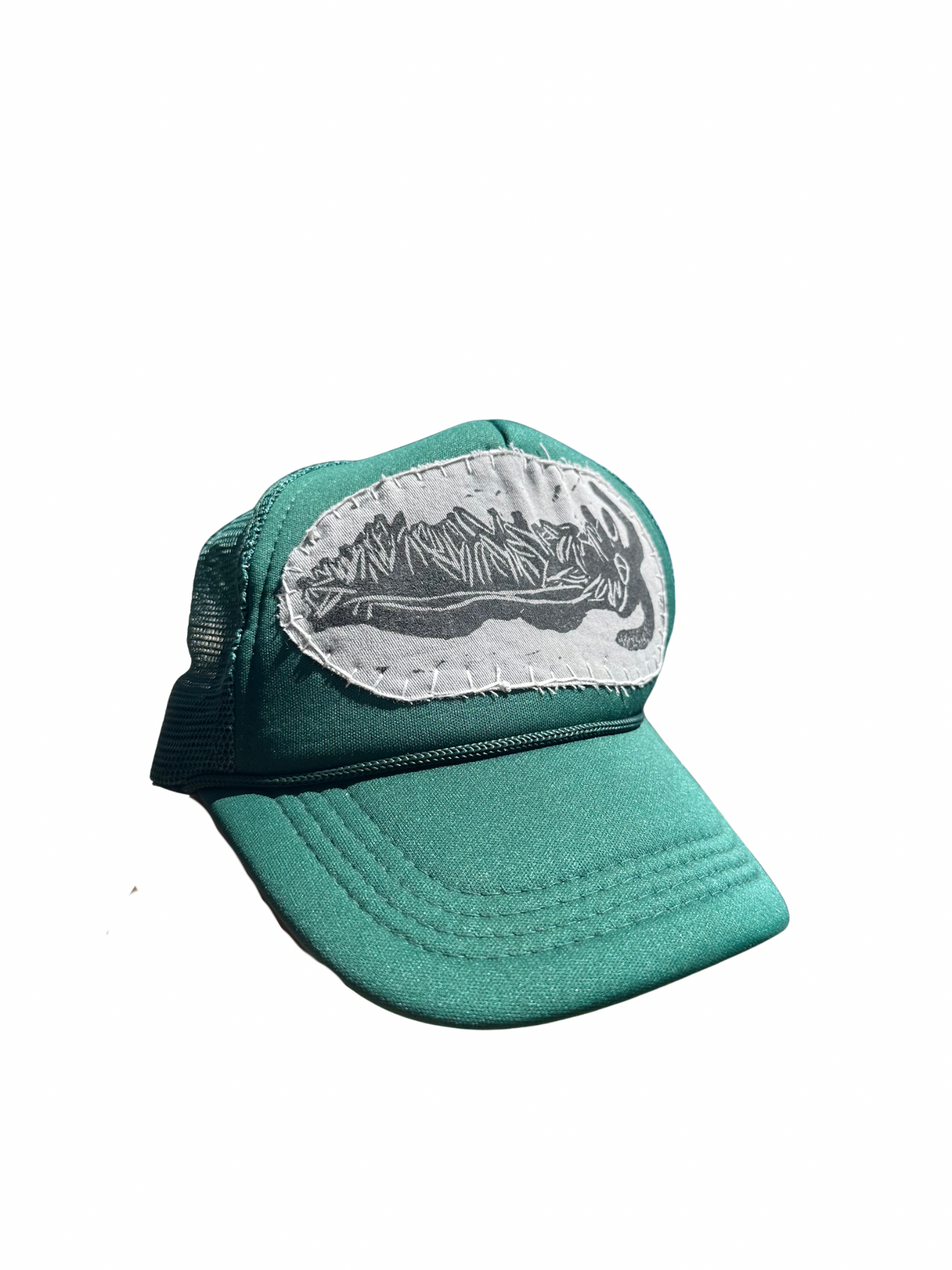 trucker hat with nudibranch patch