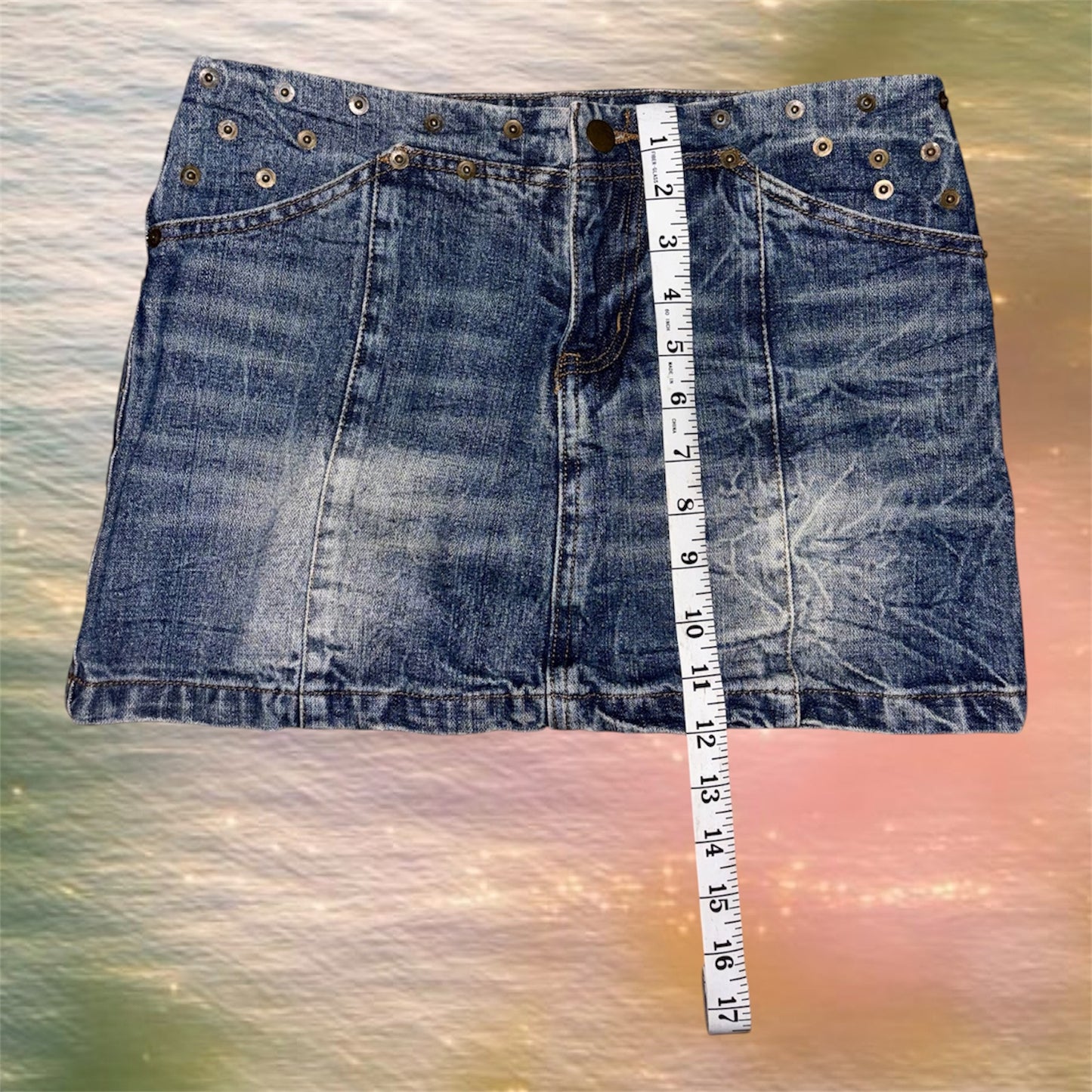 Y2k Denim Mini Skirt
