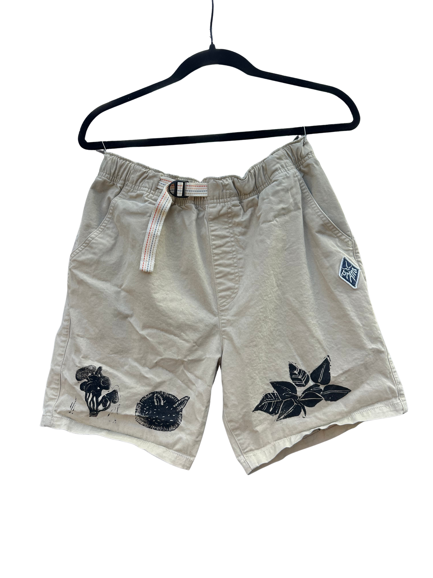 prana khaki shorts