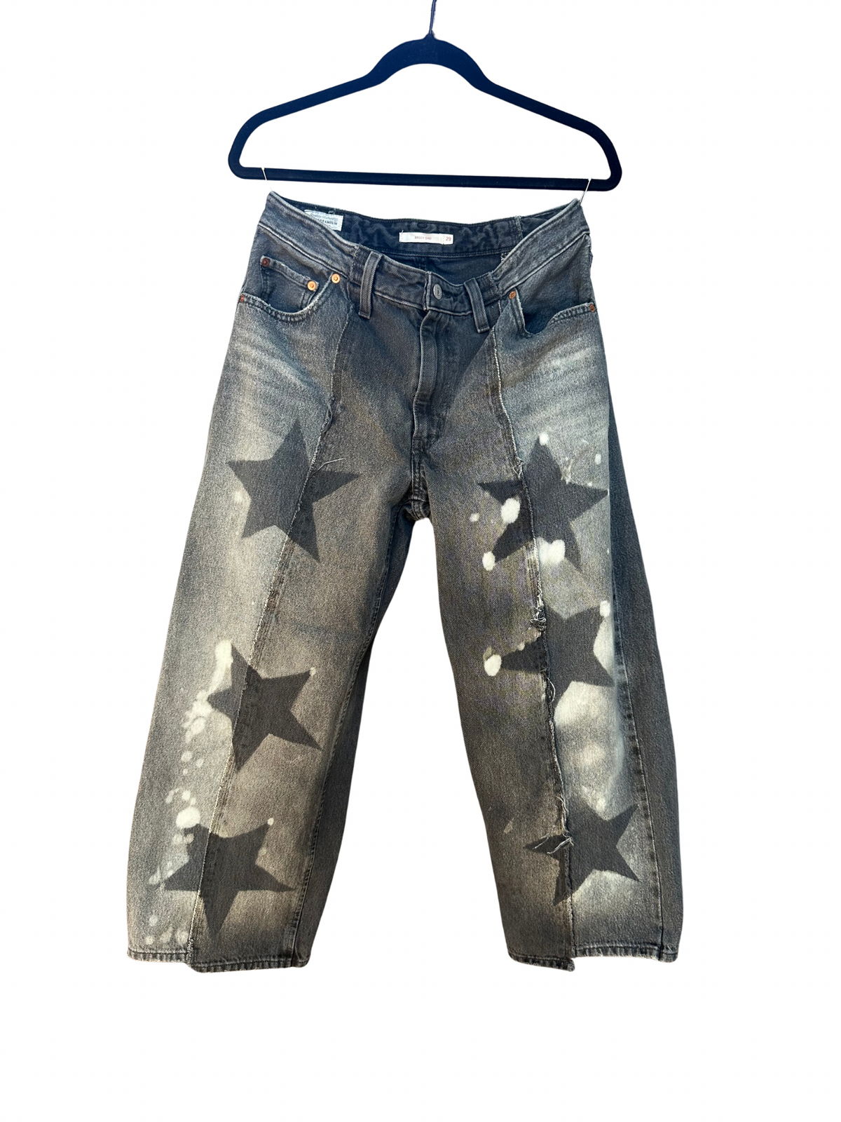 size 29 bleached star pants