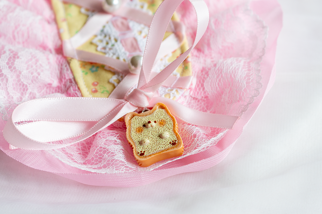 OOAK Lolita-style Pastel Yellow and Pink Carebears Headband