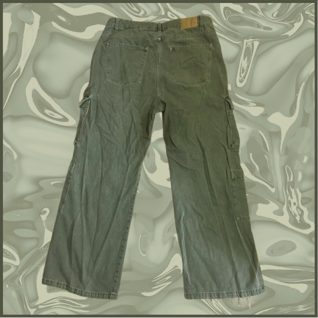 dark sage green cargo pants