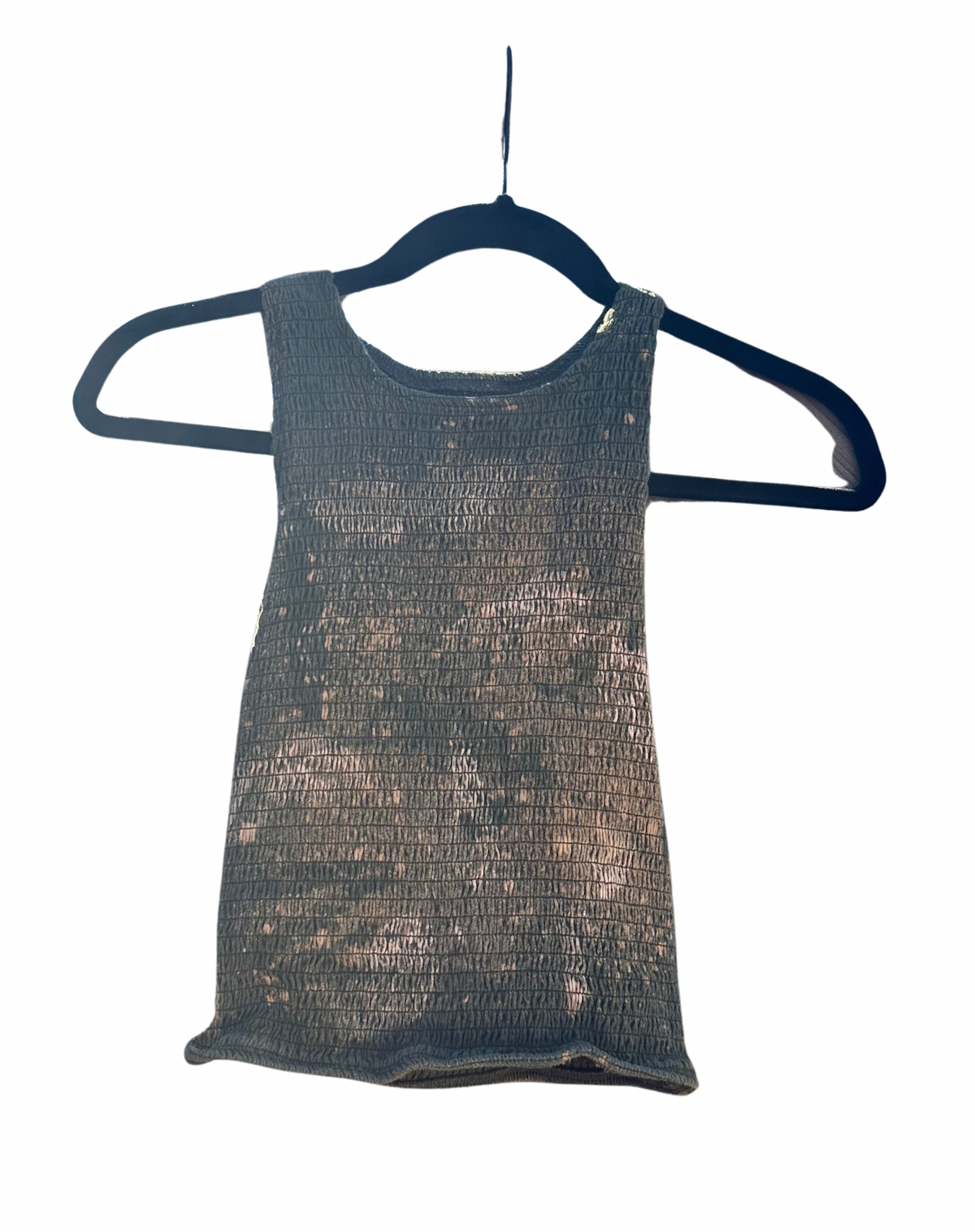 women's m bleached ruched top