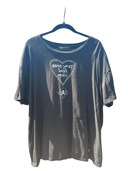 misprint - men's xl - save your local spider