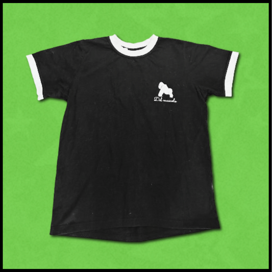 black + white "del muscolo" tee