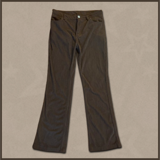 dark brown corduroy pants