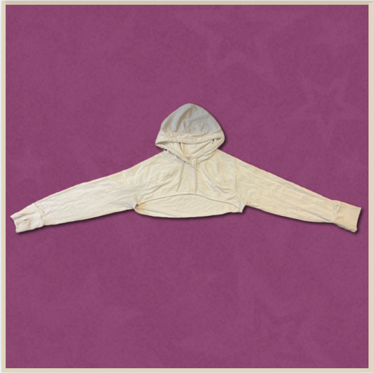 off-white hooded sleeve cover-up