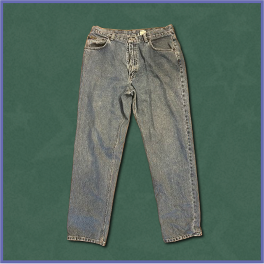 calvin klein medium wash jeans