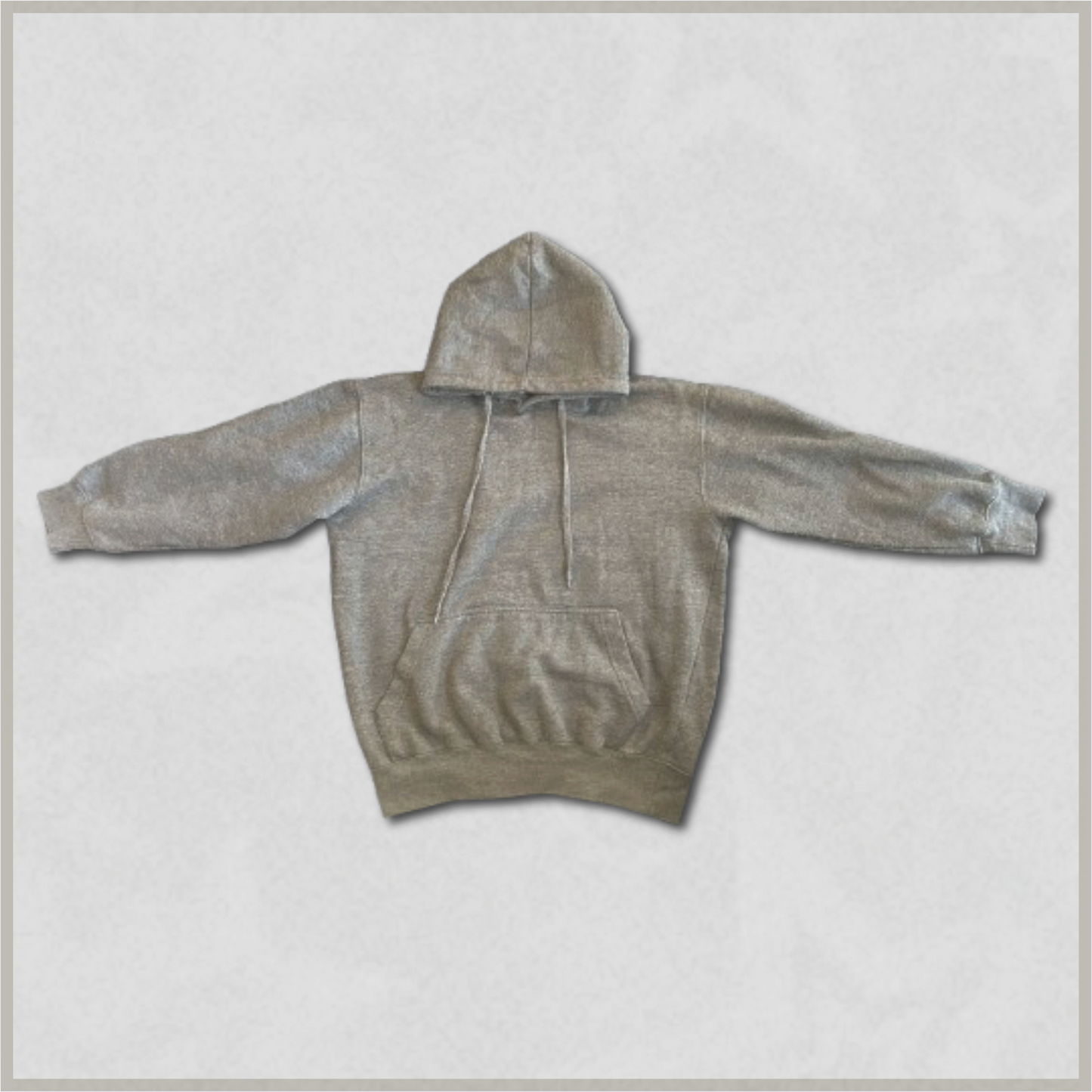 plain gray hoodie