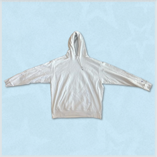 plain white champion hoodie