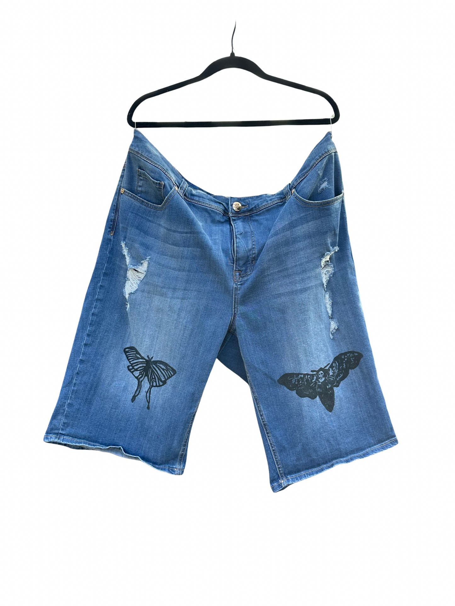 denim capris