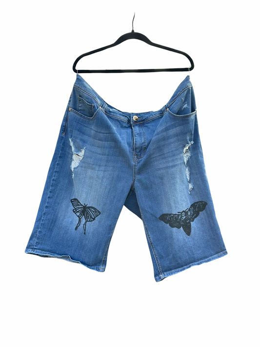 denim capris