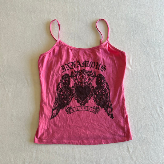 Heart with Wings Print Tank Top