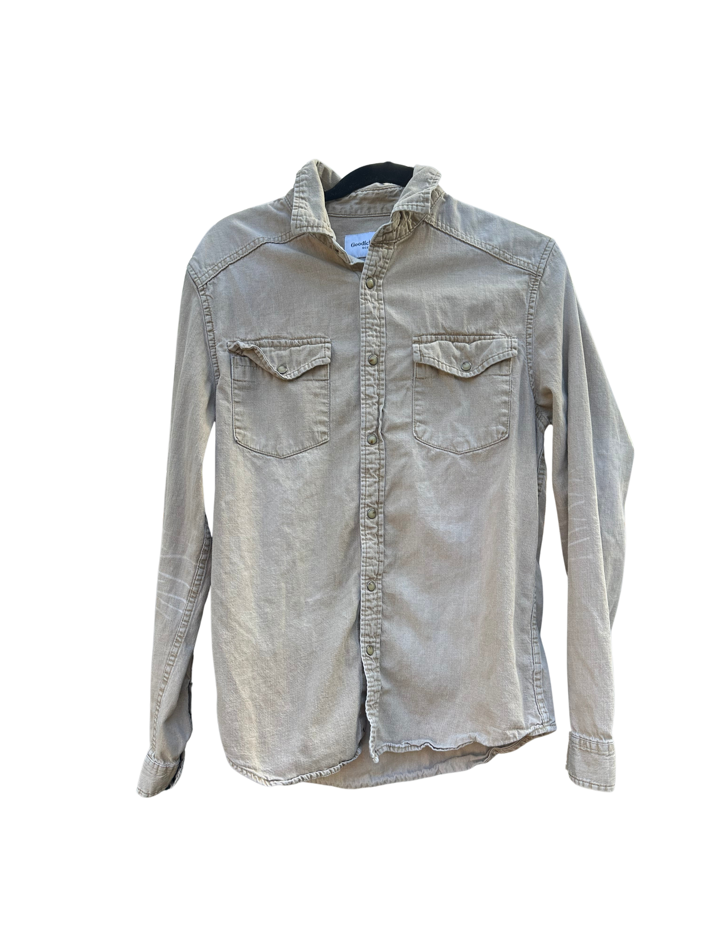 goodfellow button up long sleeve