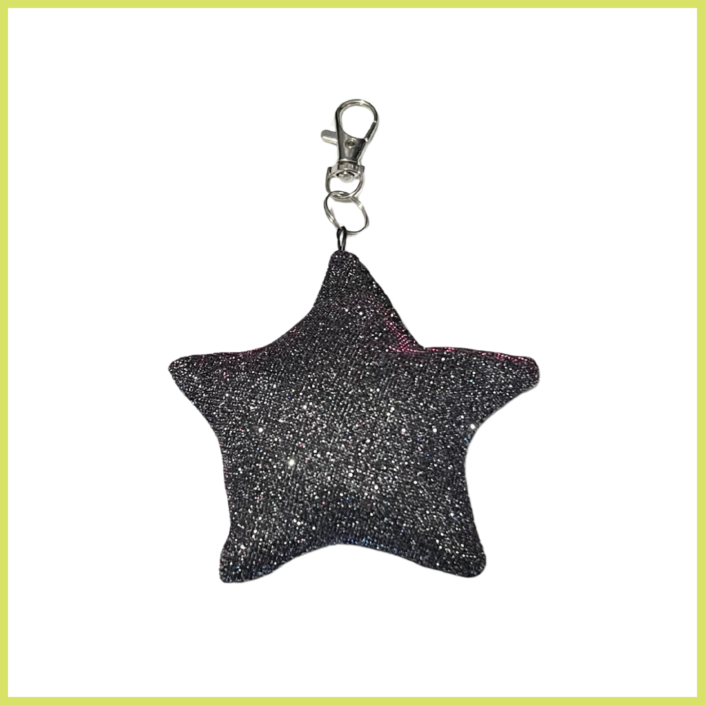 Holo Glitter Bag Charm