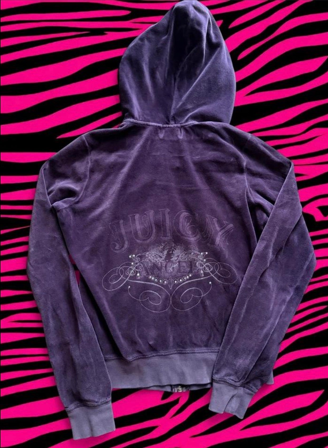 Y2K Purple Juicy Couture Jacket Size Medium