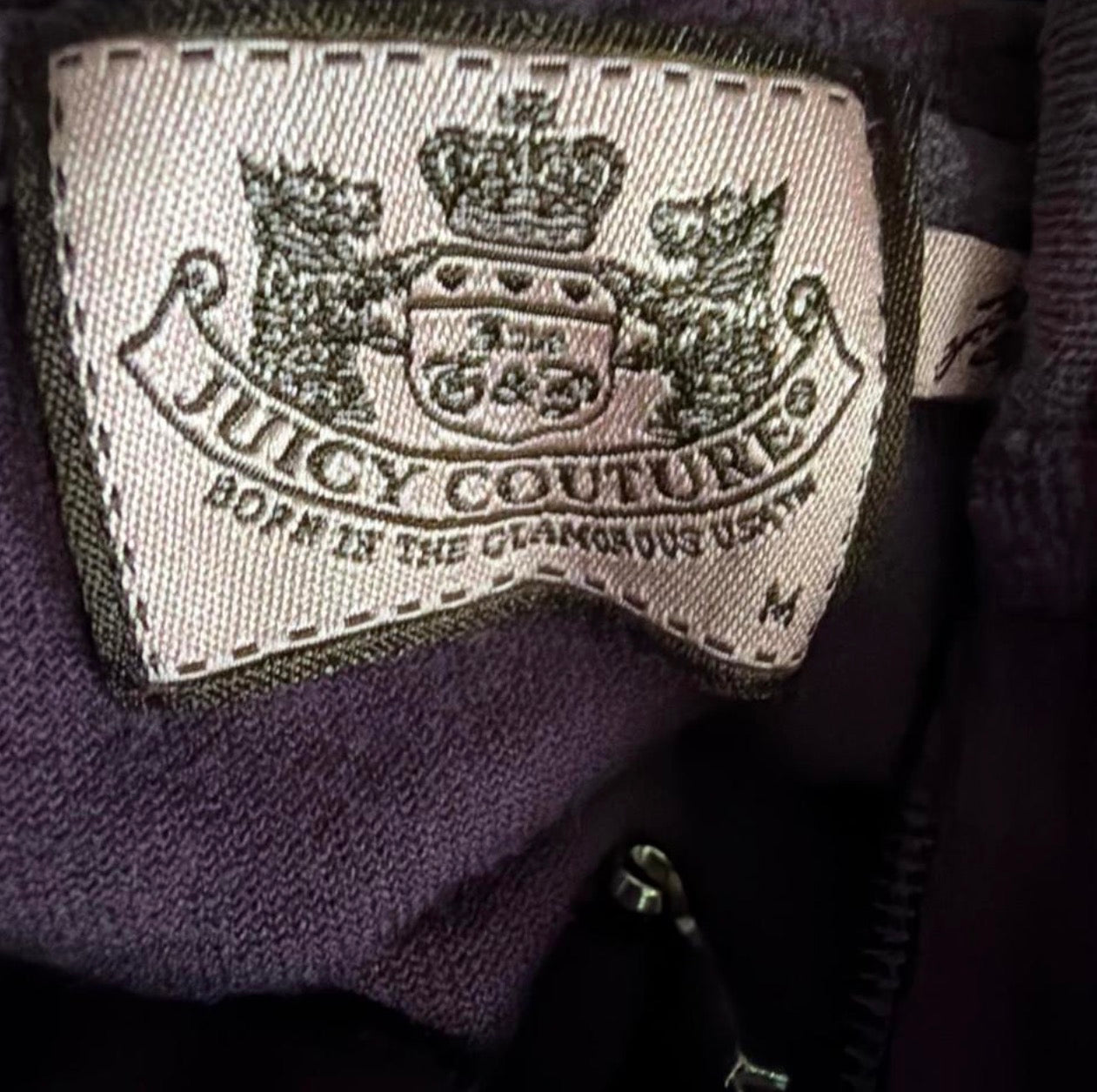 Y2K Purple Juicy Couture Jacket Size Medium