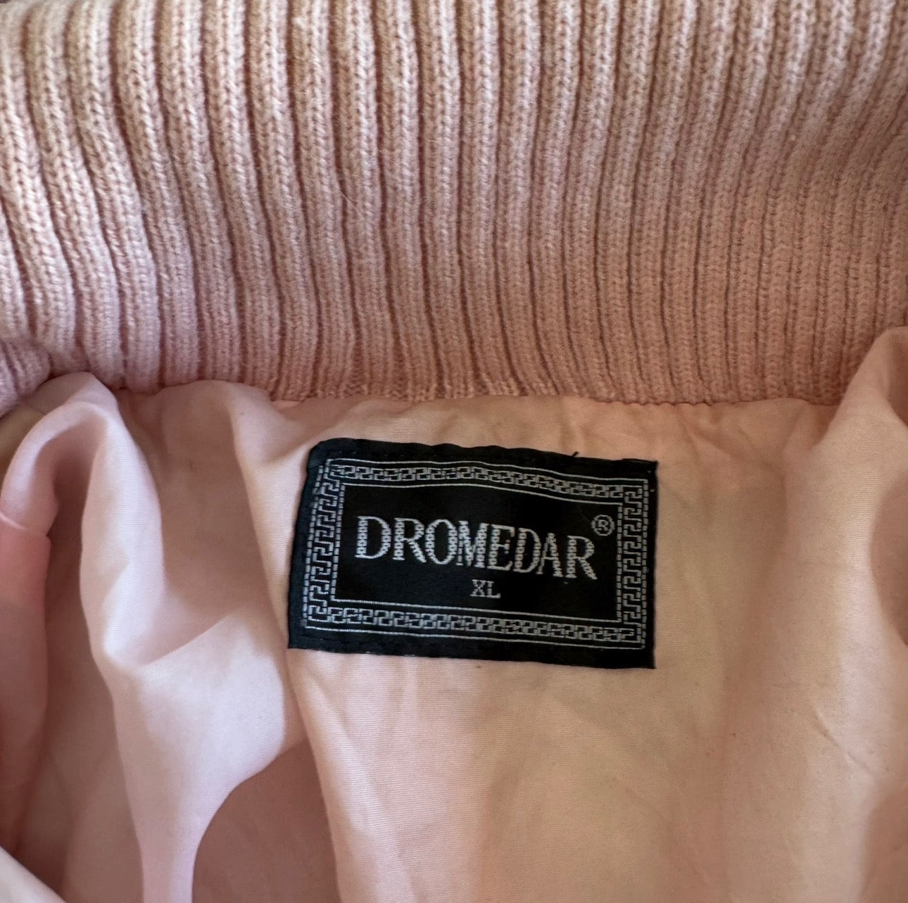 Baby Pink Puffer Zip Up Jacket