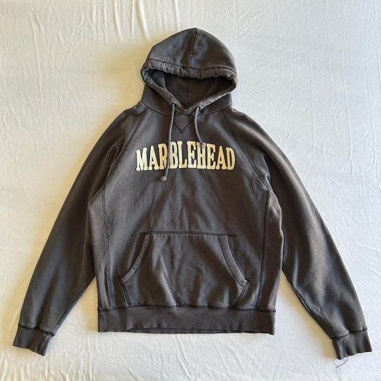 Marblehead Gray Embroidered Hoodie