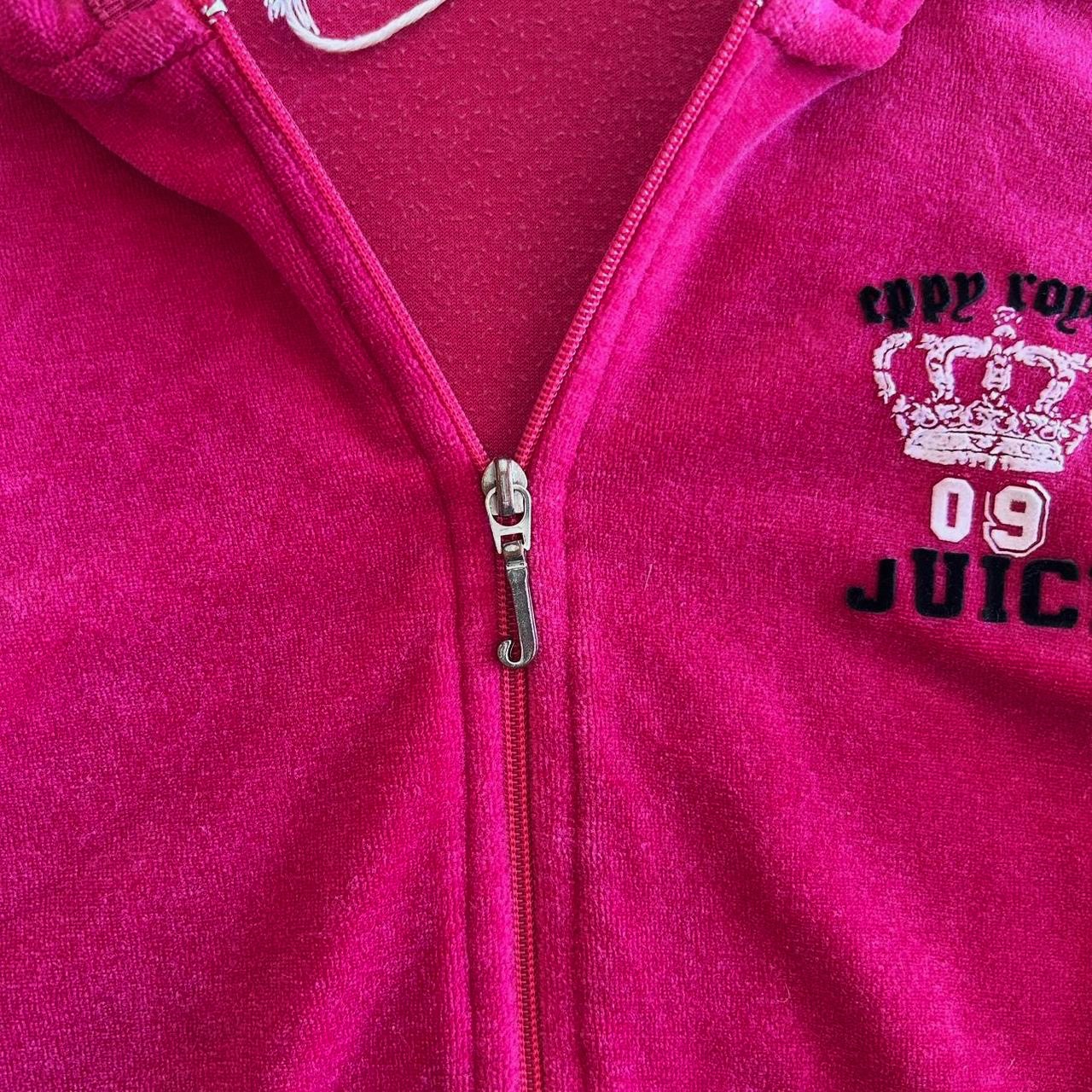 Pink Juicy Couture Velour Zip Up Jacket