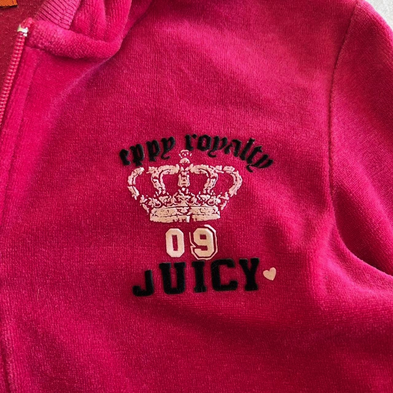 Pink Juicy Couture Velour Zip Up Jacket