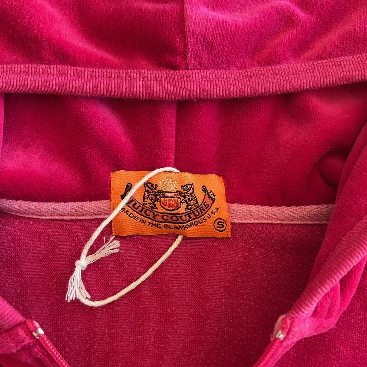 Pink Juicy Couture Velour Zip Up Jacket