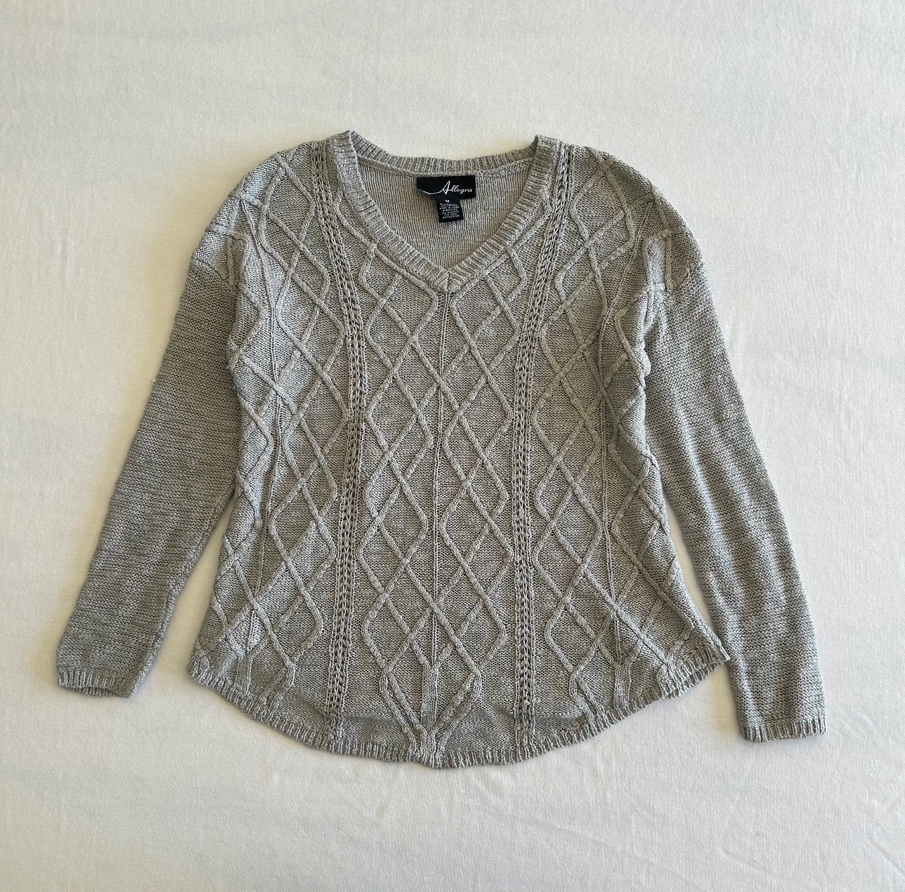 Gray Knit Sweater
