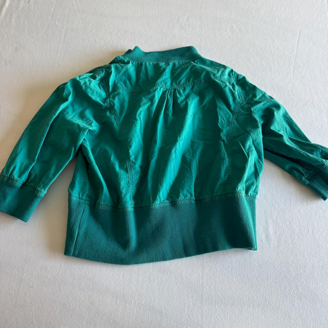Teal Button Up Militia Style Jacket