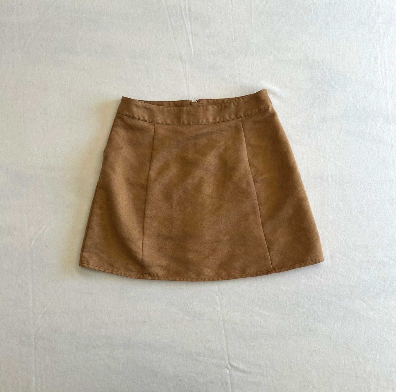 Brown Suede Skirt