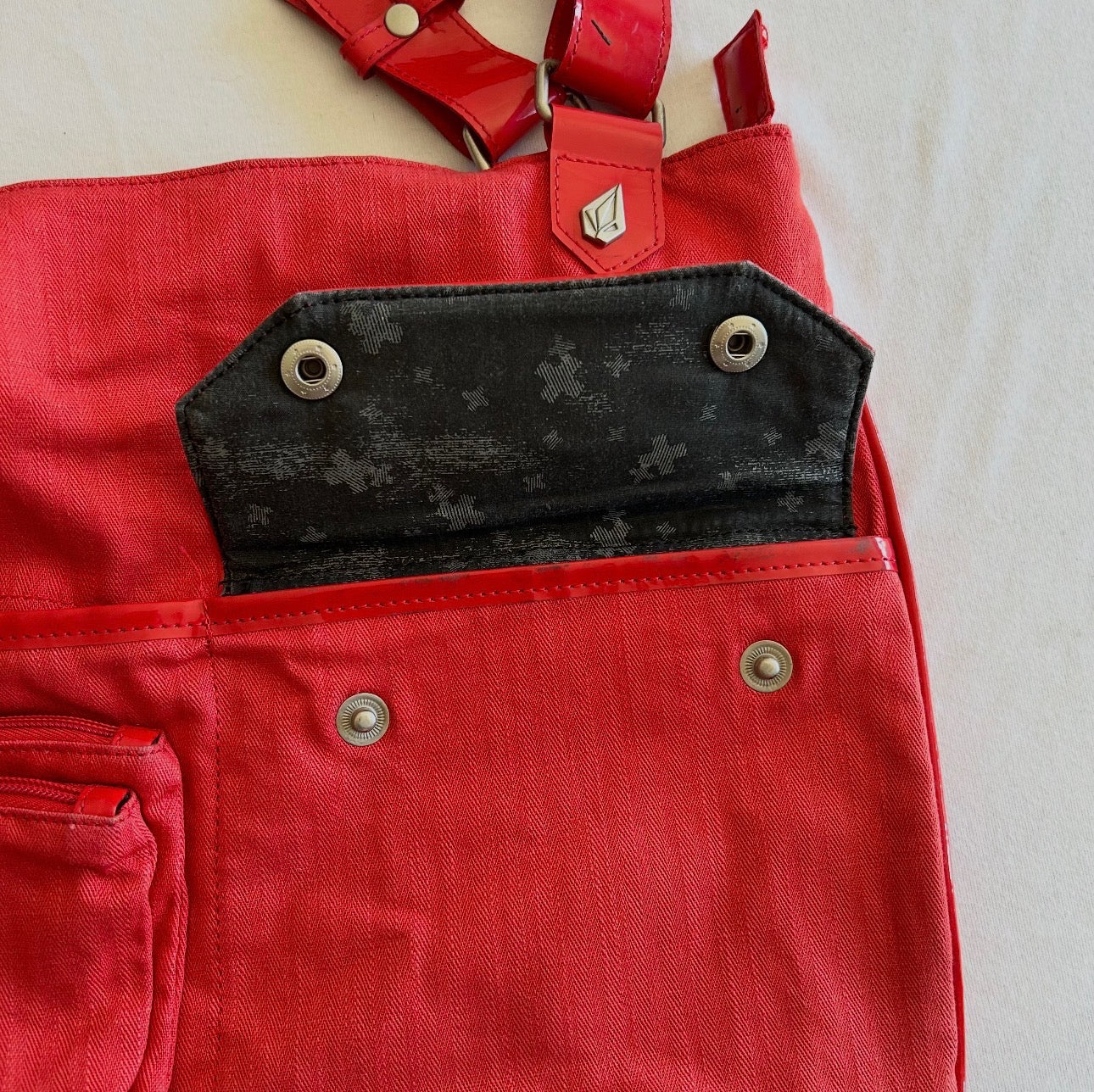 Volcom Red Utility Purse