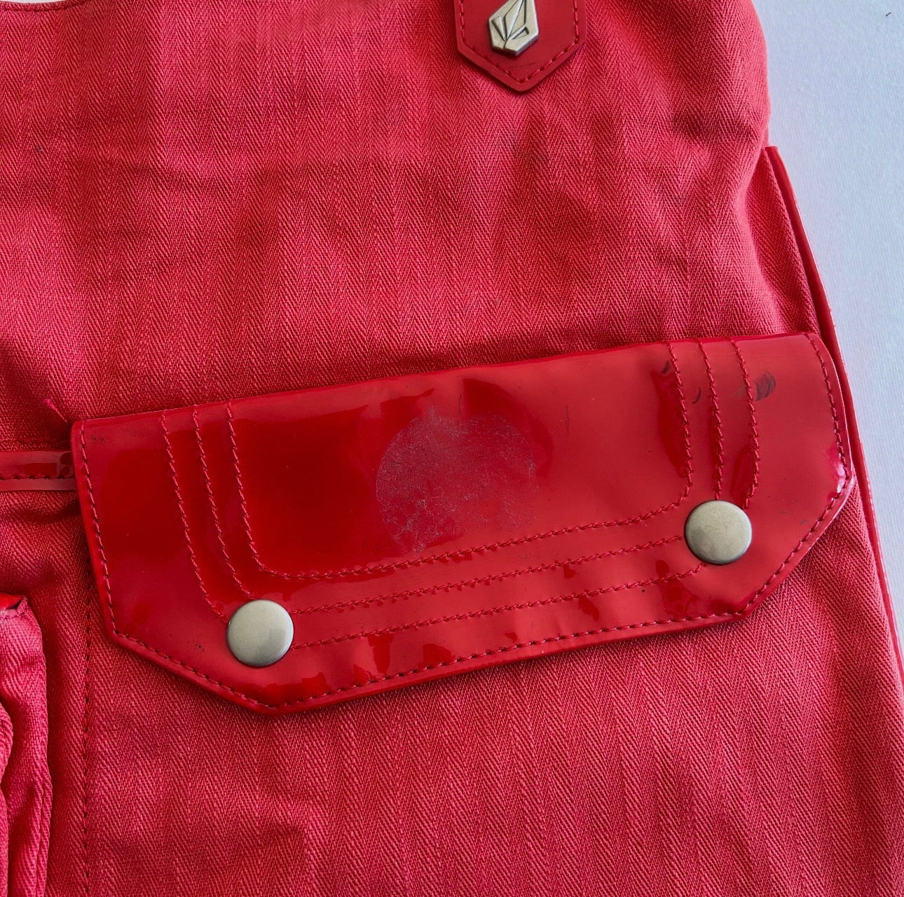 Volcom Red Utility Purse