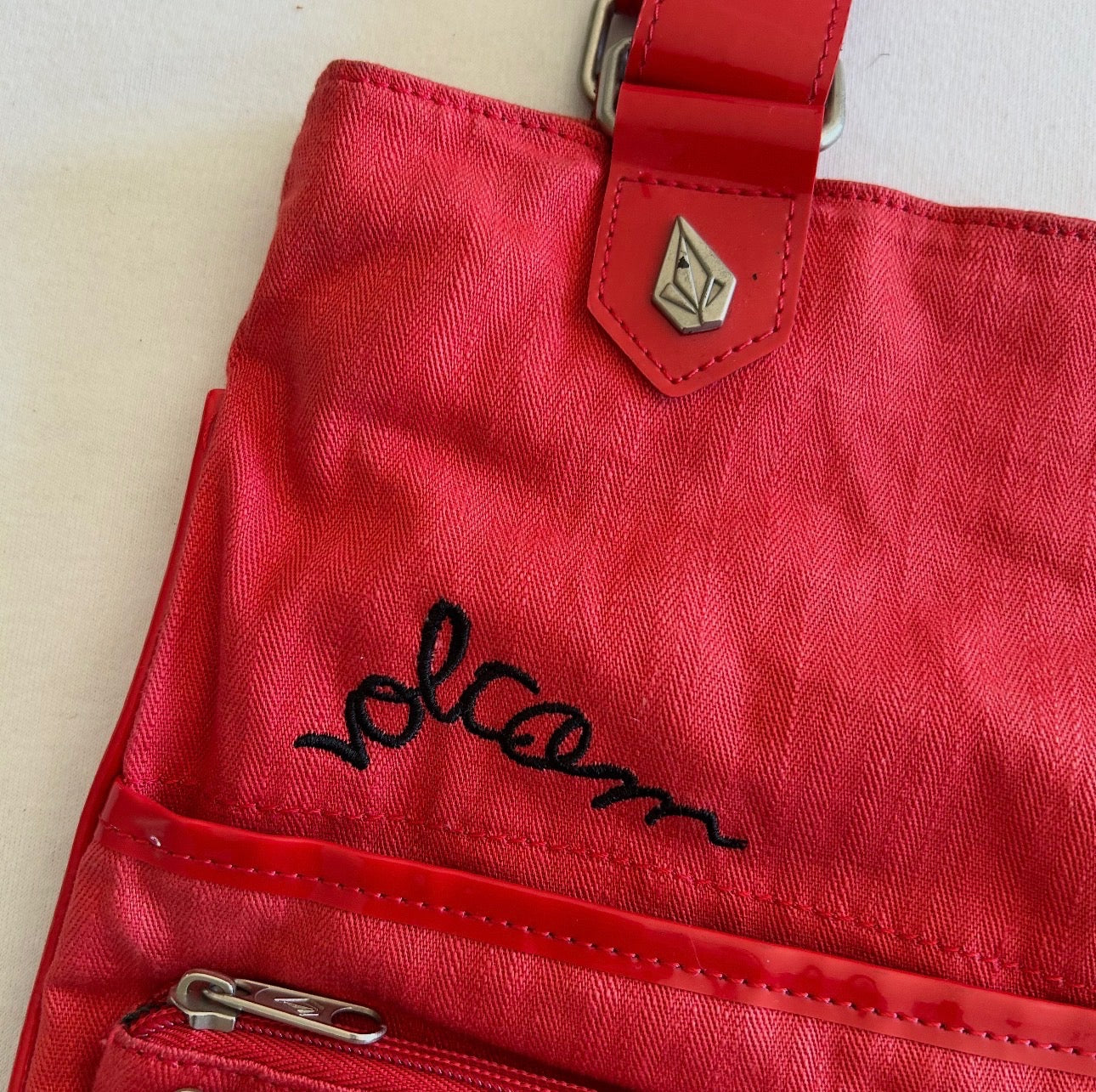 Volcom Red Utility Purse