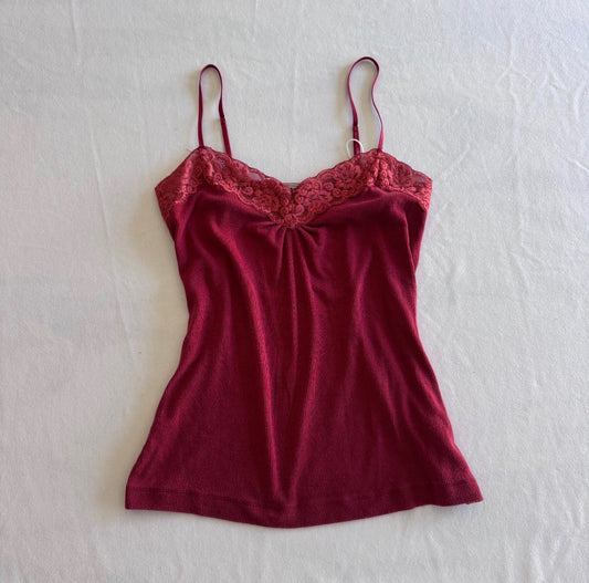 Red Lace Tank
